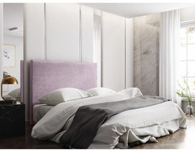 Világos rózsaszín ágytámla 140x120 cm Natalia – Milo Casa