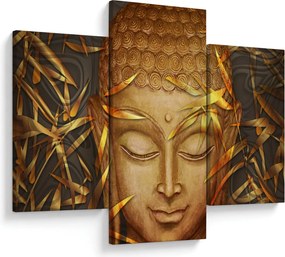 Kép - arany Buddha (90x60 cm)