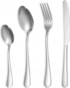 Hescom 24 részes rozsdamentes acél evőeszköz szett 6 személyes Hescom 24