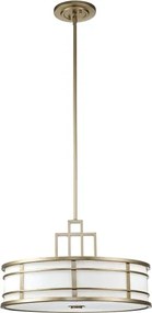 Feiss FE-FUSION-P-L-PNBR - FUSION rúdon függő csillár 3xE27/40W/230V aranyszínű