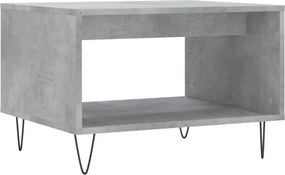 vidaXL betonszürke szerelt fa dohányzóasztal 60 x 50 x 40 cm