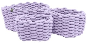 Textil tárolókosár szett 3 db-os 30x25x19 cm Tom Tailor – Wenko