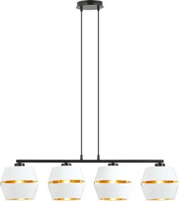 Emibig modern függeszték piano fehér fekete arany emi1182/4