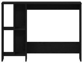 vidaXL Íróasztal Fekete Tölgy 102,5x35x75 cm Műszaki Fa