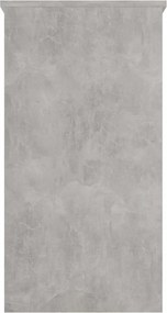 betonszürke szerelt fa íróasztal 80 x 40 x 75 cm