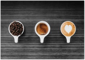 Poszterek 100x70 Kávék a konyhába Kávék Kávé