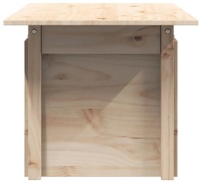 tömör fenyőfa kerti asztal 100 x 50 x 75 cm