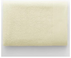 Krémszínű frottír pamut törölköző és fürdőlepedő készlet 6 db-os Amari – Restilo
