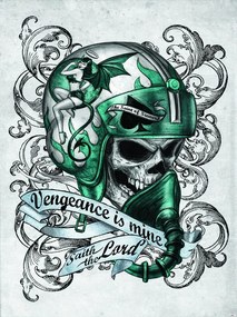 Flizelin fotótapéta 184x254 Vengeance is mine Saith the Lord +ragasztó