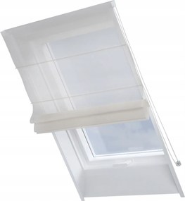 Kész redőny Rimini tetőtéri ablakra 50x60cm fehér