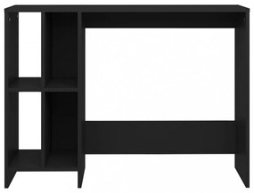 fekete szerelt fa laptopasztal 102,5 x 35 x 75 cm