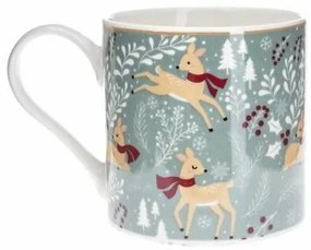 Winter Forest karácsonyi porcelán bögre, 400 ml