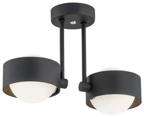 Argon 7089 - Csillár rúdon MASSIMO PLUS 2xG9/6W/230V fekete