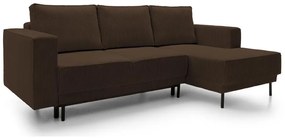 Sarokkanapé Rodriguez mini (J) (sötét bézs + fekete). 1099138