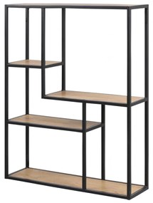 SARON falipolc tölgy/fekete