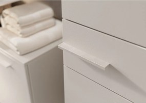 Krémszínű matt mosdó alatti szekrény 80x59 cm Laurino – Germania