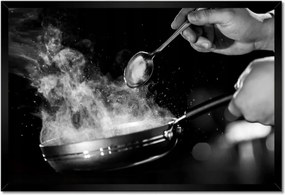 Poszterek keretben 60x40 Szakács főzés