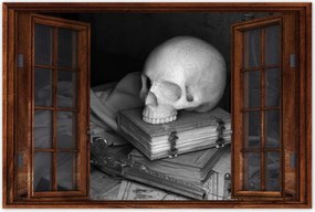 Poszterek 60x40 Koponya Varázspisztoly