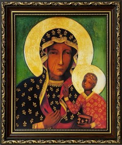 Vászonkép 31x26 Szűz Mária Dekoratív Keret