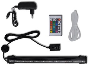 vidaXL Vízalatti LED-es RGB buborékos akváriumlámpa 32 cm