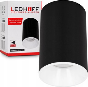 Falra szerelhető mennyezeti lámpatest Halogén GU10 fekete fehér Led Spot cső Lámpa