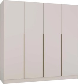 Aldabra Senso 4D gardróbszekrény, 200x56.5x200 cm, kasmír