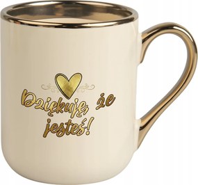 Elegáns kávés bögre arany Köszönöm, hogy Nőnapi ajándék vagy