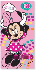 Disney Minnie törölköző fürdőlepedő szív 70x137cm (Fast Dry)