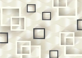 Geometriai absztrakt kép (70x50 cm)