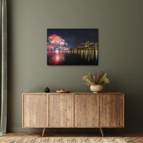 A szingapúri tűzijáték képe (70x50 cm)