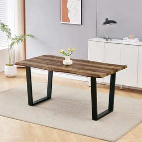 Étkezőasztal 160×90 cm, MDF, Old Wood. HT-F4216 OLW