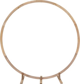 vidaXL Esküvői Ív Világos Barna 224 x 80 x 220 cm Tömör fenyőfa