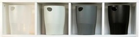 Papírkosár, 15 liter, PP, EXACOMPTA Ecobin Economy, fekete (EX453014D)