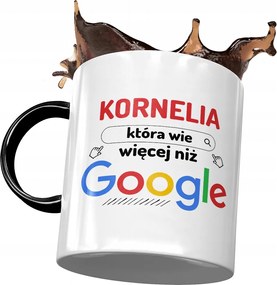 Fekete Bögre Kornélia Barátnőknek Ajándék Nyomtatott Fotóval