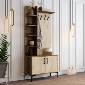 Viyana D - Walnut, Travertine