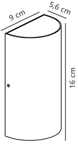 Nordlux - LED Kültéri fali lámpa ROLD LED/10,5W/230V IP54 fekete