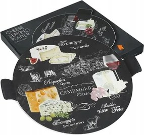 Tányér Tálca Porcelán Tálca Sajtokhoz fogantyúkkal