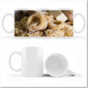 Nyomott mintás bögre Makron durumbúzából