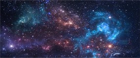 Kép - Éjszakai égbolt (120x50 cm)