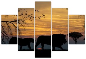 Safari képe (150x105 cm)
