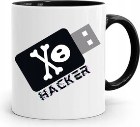 Fekete Informatikai Programozó Bögre Hacker fényképes nyomtatással