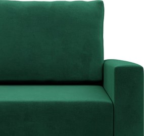 Etna kanapéágy, bársony, bonell töltet, zöld