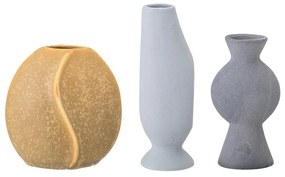 Agyagkerámia kézzel készített váza készlet 3 db-os (magasság 12,5 cm) Miacecilia – Bloomingville