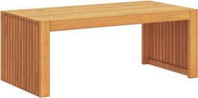 vidaXL Oldal asztal Olaj Természetes 90 x 45 x 35 cm Tömör Akácfa