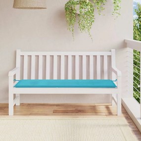 türkizkék oxford-szövet kerti padpárna 150x50x4 cm