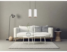 AVALO függeszték 2xE27/60W/230V fehér/réz