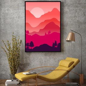 Poszter - Hegyi táj (A4)