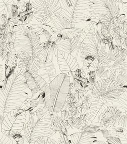 vinil tapéta rasch 447880 növényi motívum elegáns