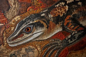 Poszter 45x30cm Gyíkszem