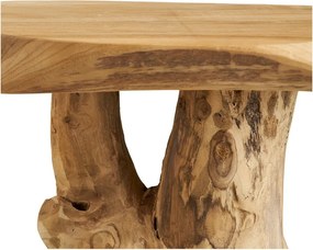 Teakfa kerek tárolóasztal ø 40 cm Palena – House Nordic